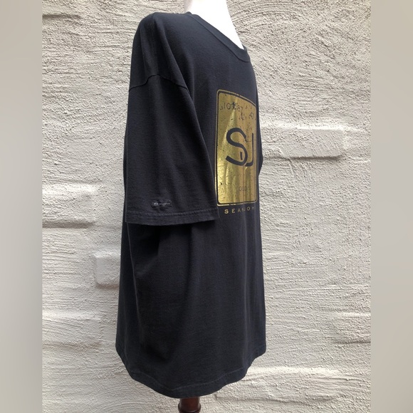 Sean John Original Fit Black & Gold Logo T-Shirt. Size- XXL - Picture 2 of 9